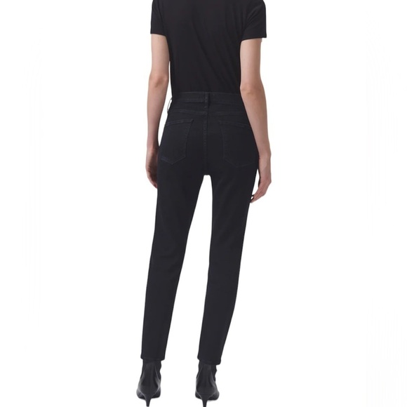 AGOLDE Nico high rise slim fit stretch cropped  jeans Sz 24 - Picture 1 of 10